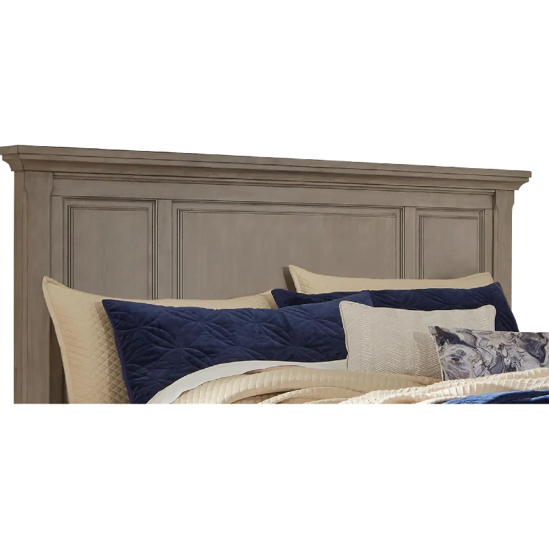 Lettner Panel Headboard - Light Gray