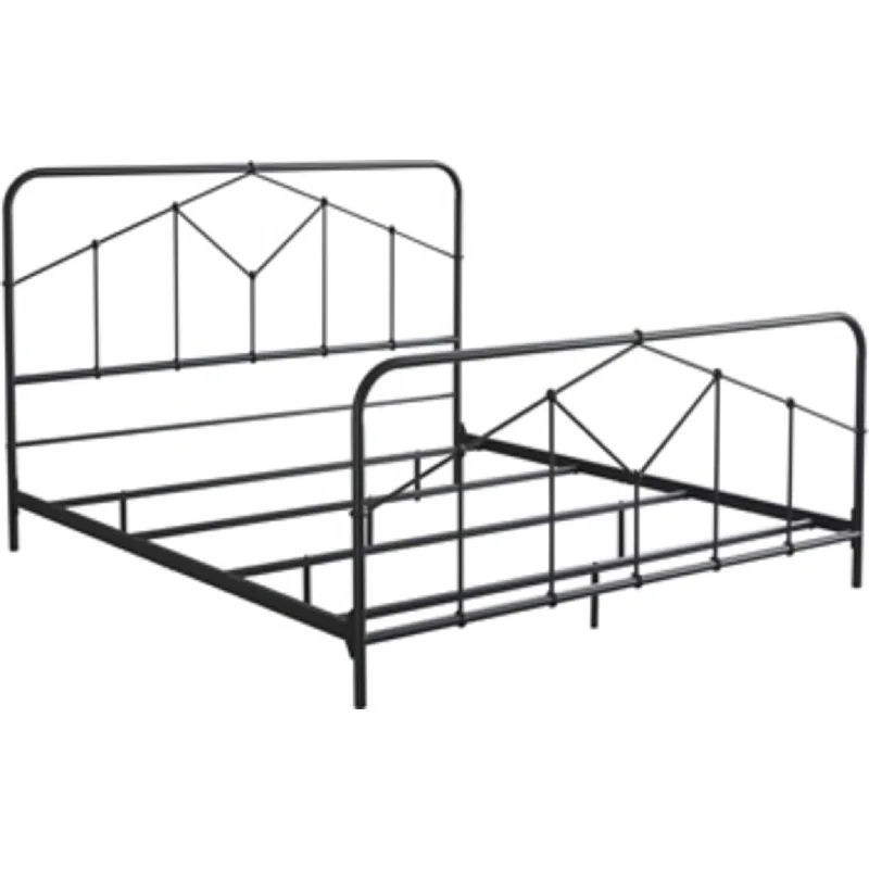 Nashburg King Headboard / Footboard / Rails - Black